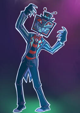 First Vox drawing (Hazbin Hotel) First Vox drawing (Hazbin Hotel)