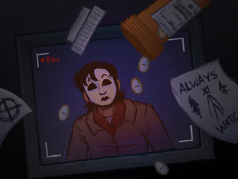 October Masky (Marble Hornets)